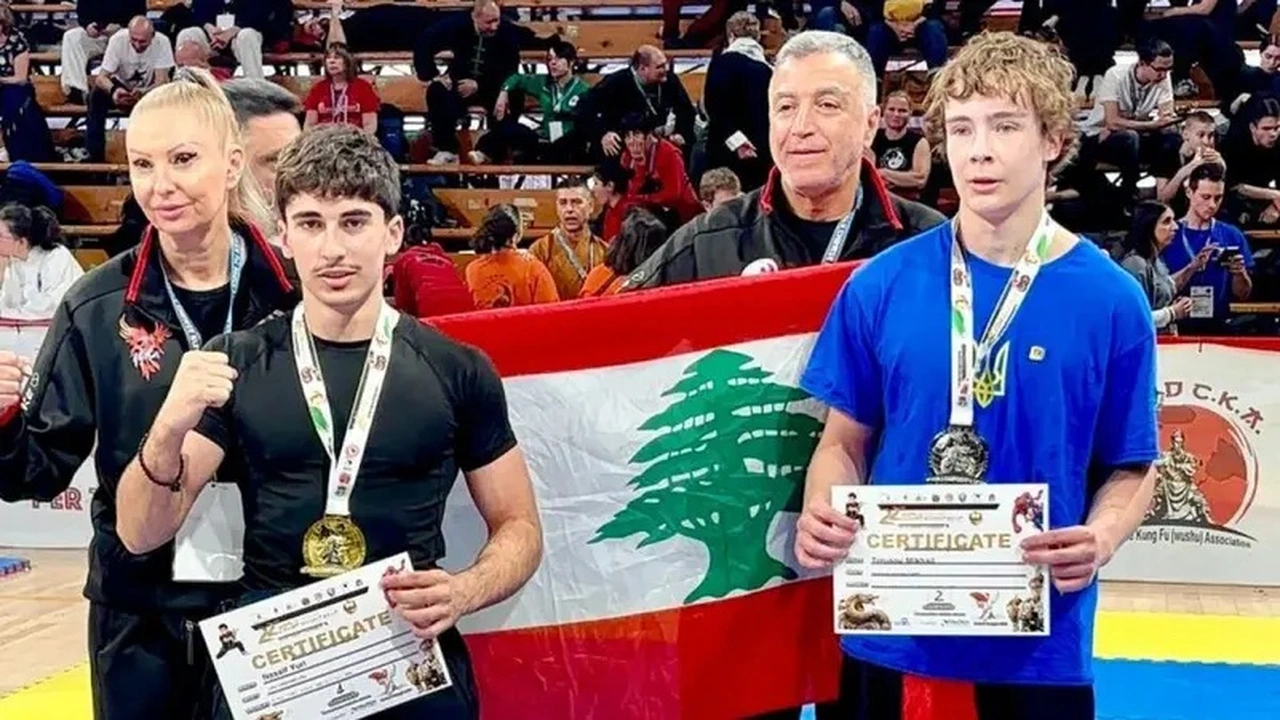 اللبناني يوري ناصيف يحقق إنجازاً في أكبر التجمعات الدولية لفنون القتال في أوروبا